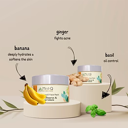 go bananas face pack | instant glow | super soft skin | all skin types
