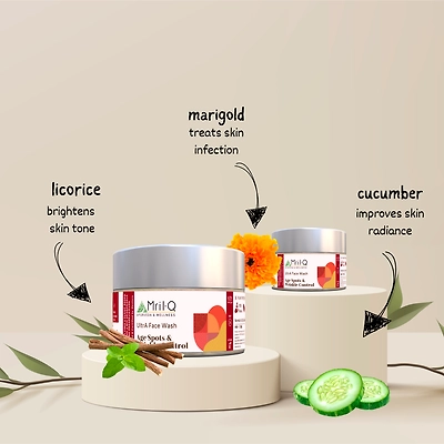 Ultra Face Wash | Anti Ageing | Age spots and Hyperpigmentation | Daily Use| Mature Skin