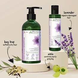 Violet Breeze | Conditioning Shampoo | Dry, Curly, Chemically Treated Hair | Sulphate, Paraben & SLS Free
