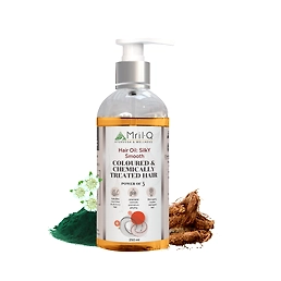 Silky Smooth | Hair Oil | Nourishes &amp; Strengthens Hair | Dry frizzy damaged &amp; chemically treated hair