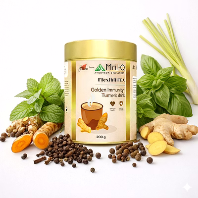 spicemustry flexibilitea | turmeric drink | immunity booster & anti-inflammatory | detox & digestive support | daily wellness ritual