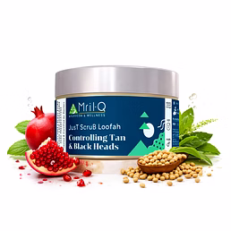 JusT ScruB Loofah | Tan &amp; Blackhead Control | Mild Exfoliation | Normal to Sensitive Skin