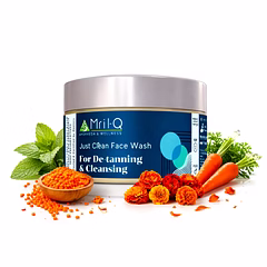 JusT CleaN Face Wash | De-tanning & Cleansing | Daily Use | Normal to Sensitive Skin