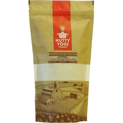 Nutty Yogi Cheela Mix - Green Moong Daal, Gluten Free, 400 gm