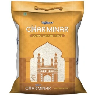 Kohinoor Basmati Rice - Charminar, Long Grain, 5 kg