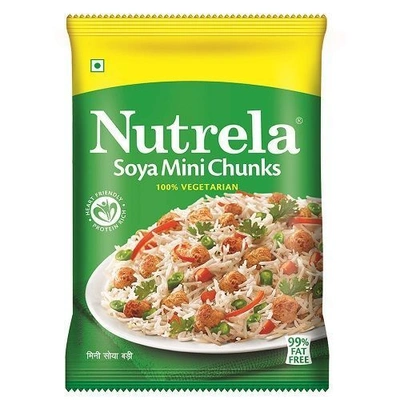 Nutrela Soya - Mini Chunk, 80 gm Pouch