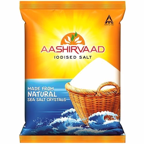 Aashirvaad Salt - Iodised, 1 kg image 1