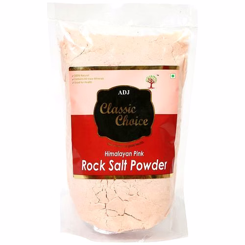 A.D.J Classic Choice Himalayan Pink Rock Salt Powder, 500 gm image 2