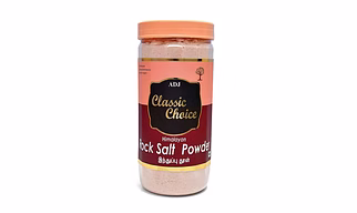 A.D.J Classic Choice Himalayan Pink Rock Salt Powder, 1 kg Jar