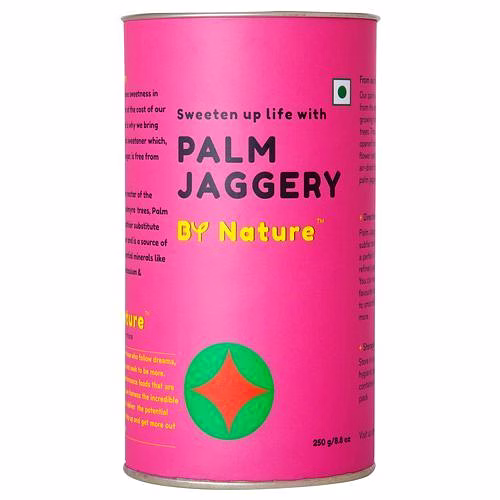 By Nature Palm Jaggery, 250 gm Tin image 1