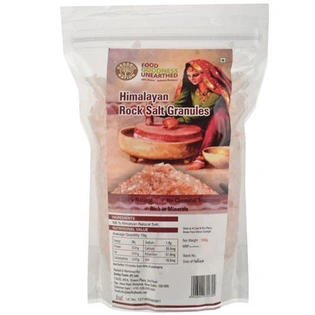 Organic Nation Himalayan Rock Salt Granules, 500 gm