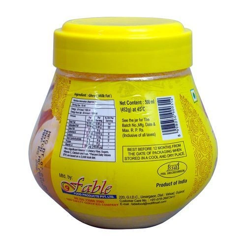 Aabad Pure Desi Cow Ghee, 500 ml Jar-1