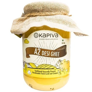 Kapiva Ayurveda Ghee - A2 Desi, Reduces Joint Pain & Improves Heart Functioning, 500 ml