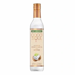 Coco Soul Virgin Coconut Oil - Cold Pressed, Organic, 250 ml