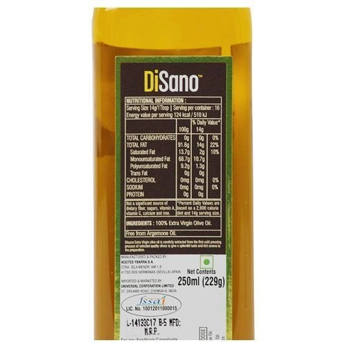 Disano Olive Oil - Extra Virgin, 250 ml-2