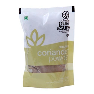 Phalada Pure & Sure Organic - Coriander Powder, 100 gm