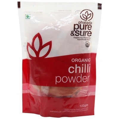Phalada Pure & Sure Organic - Chilli Powder, 100 gm