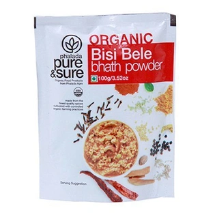 Phalada Pure & Sure Organic - Bisi Bele Bhath Powder, 100 gm