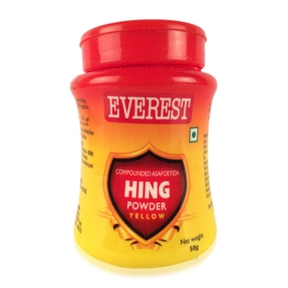 Everest Powder -Hing-Asafoetida, Yellow, 50 gm Bottle