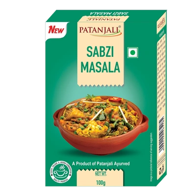 Patanjali Sabzi Masala, 100 gm Carton