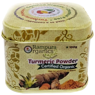 Rampura Turmeric Powder, 100 gm Tin