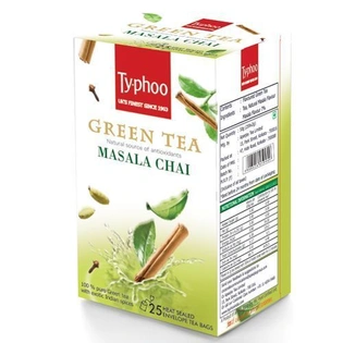 Typhoo Green Tea - Masala Chai 50 gm (25 Bags x 2 gm each)