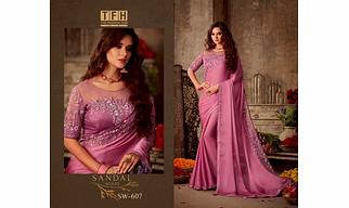 TFH 602 Premium Designer Saree with Elegant Border