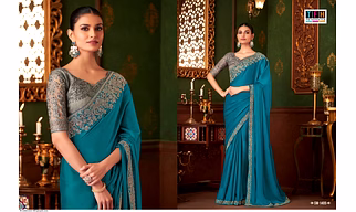 Exquisite TFH 1405 Branded Saree with Designer Blouse