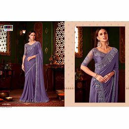 exquisite branded tfh 1408 saree with heavy blouse