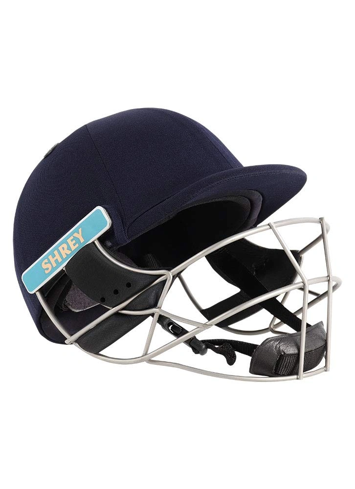 Shrey Master Class Air Stainless Steel Cricket Helmet-NAVY-S-1 Unit-1