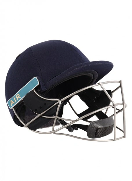 Shrey Masterclass Air Titanium Visor Cricket Helmet-NAVY-L-1 Unit-1