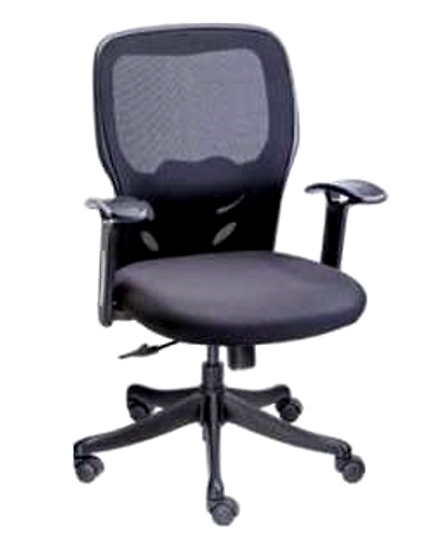 Eleganze   Black Mesh Chair - EM 220-EM 220