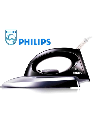 Philips Iron GC83 Linished Coated Soleplate Compact Design Dry Iron 750 watts-S4