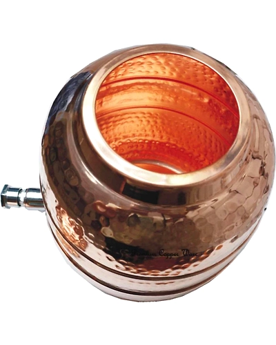 Pure Copper 8 Liter Water container Ayurveda Health Utensil-2