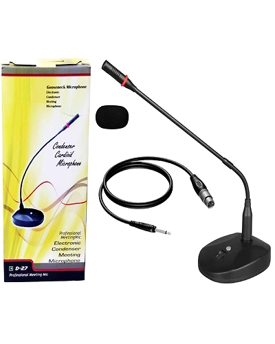 Professional D-27 Gooseneck Microphone Flexible Standing Conference PA System-Gooesneck Mic-1