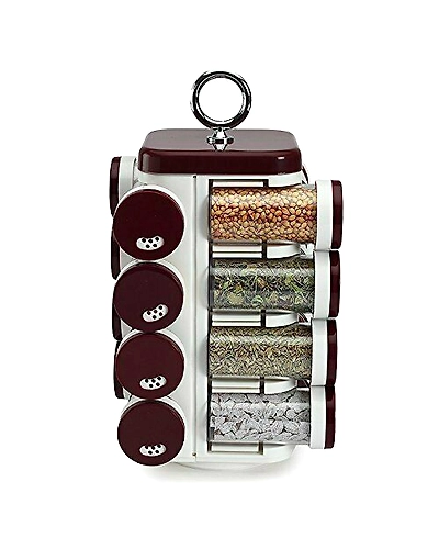 Kitchenware Products Revolving Plastic Spice Rack Containers 16 Jar-S11