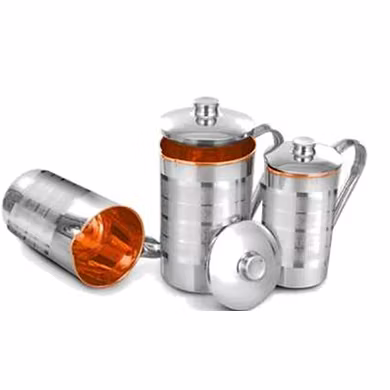 SS Copper Jug Silver Touch-LC-302