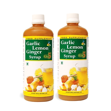 Herbal Heart Care Drink - 525 ml each (Pack of 2) - (GLG5 Syrup)-PAC-025-525-02
