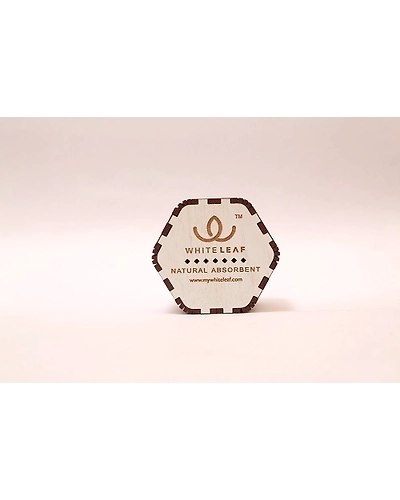 Activated Charcoal purifier for Car-Hexagonal-White-2
