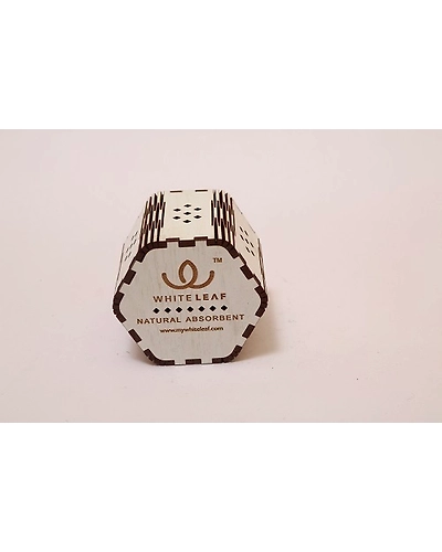 Activated Charcoal purifier for Car-Hexagonal-White-1