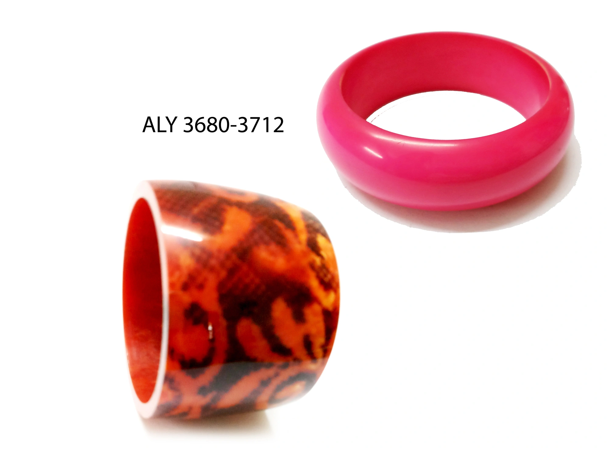 (Pack of 100 Boxes) Assorted Indian Autumn Pink Bangle Set. Let nature touch you-ALY3680_3712_Size24