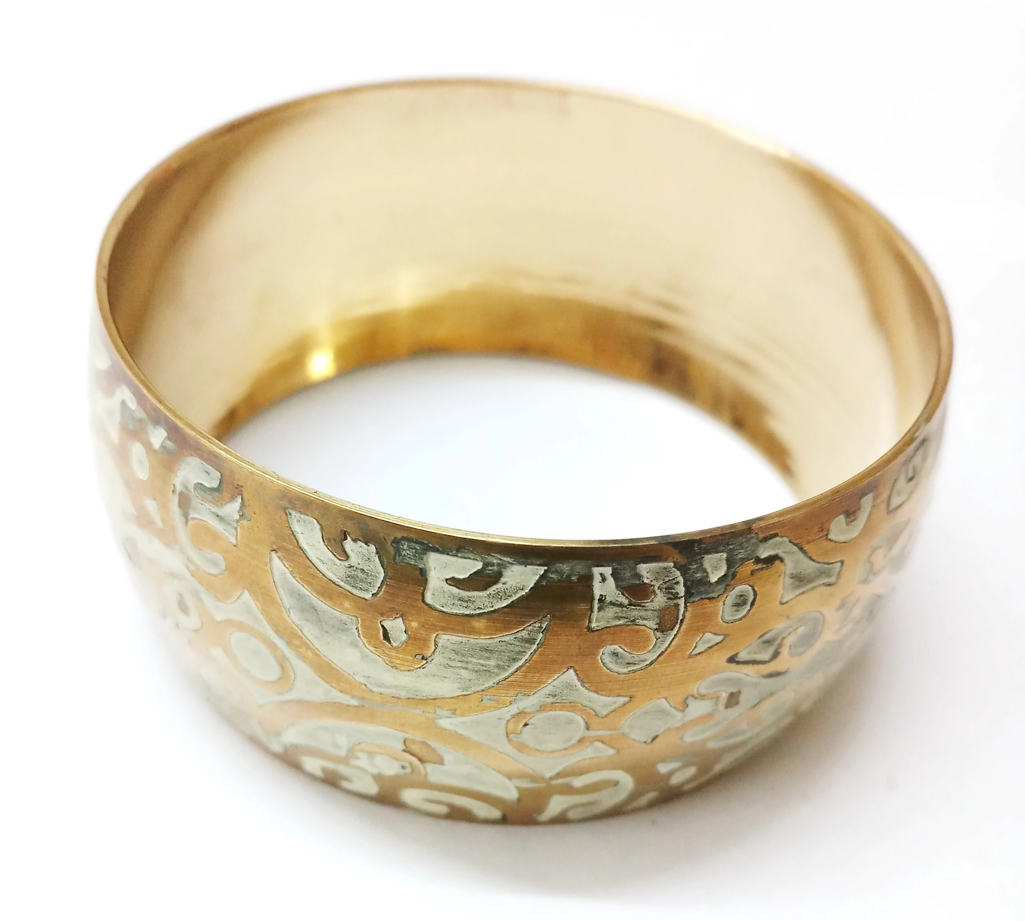 (Pack of 100 Boxes) Hand styling Golden Style Bangle for all occasions - Indian Bangle with Love-ALY3691_Size24