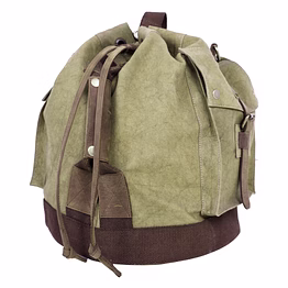 desert town unisex canvas & cotton rugs 27 ltr. vintage brown traveling backpack 13x18"-(bp114)