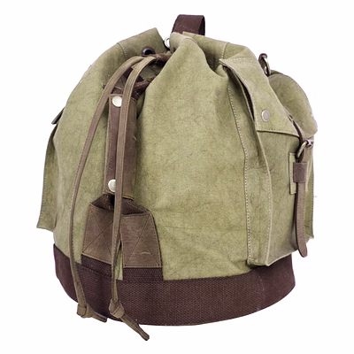 desert town unisex canvas & cotton rugs 27 ltr. vintage brown traveling backpack 13x18"-(bp114)