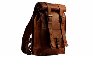 Desert Town Unisex Genuine Leather 31 Ltr. Vintage Brown Traveling Backpack 14X23"-(BP118)