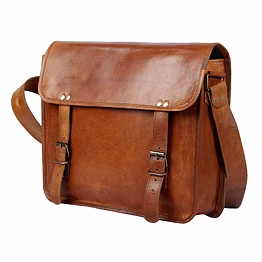 desert town unisex genuine leather 7 ltr. vintage brown i pad messenger bag 13x10"-(mess106)