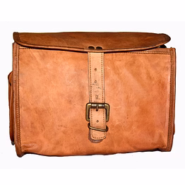 desert town unisex genuine leather 8 ltr. vintage brown regular messenger bag 10x8"-(mess107)