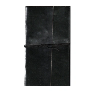 Desert Town Unisex Leather Bound 196 Pages Black Handmade Unlined Paper Diary 5X9