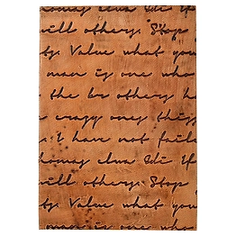 Desert Town Unisex Leather Bound 196 Pages Vintage Brown Handmade Unlined Paper Diary 5X7"-DIRL109