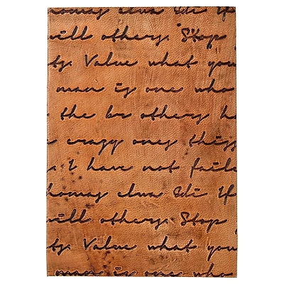 Desert Town Unisex Leather Bound 196 Pages Vintage Brown Handmade Unlined Paper Diary 5X7"-DIRL109